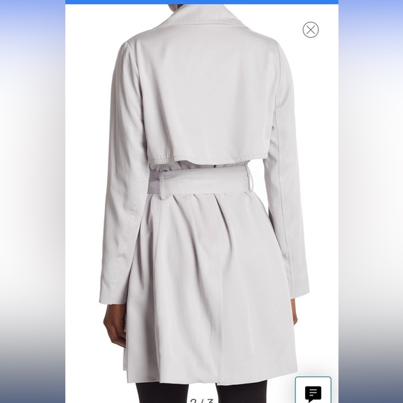 Club Monaco trench coat size M EUC - Picture 3 of 5